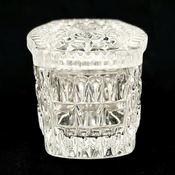 Crystal Trinket Box~With Lid / Vintage - Picture 4 of 9